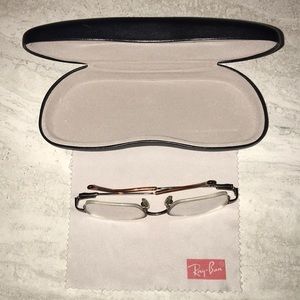 Ray-Ban glasses Frames with case & cleaning cloth